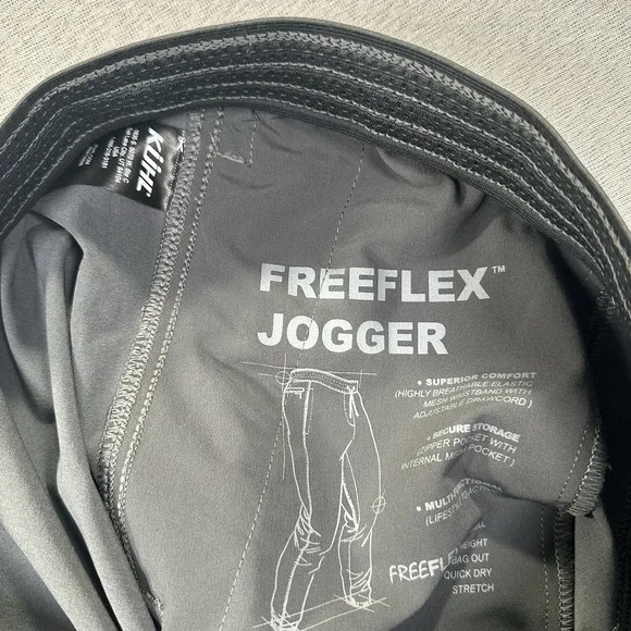 KUHL Freeflex Jogger Mens M Gray Stretch Lightweight Softshell Quick Dry Pants - Picture 2 of 12